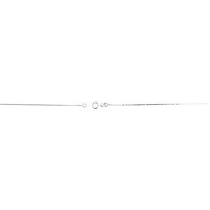 Genuine IceCarats Designer Jewelry Gift 14K White Gold Box Chain. 18 Inch Box Chain In 14K White Gold