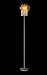 PLC Lighting 87735-PC Poem 3 light Shaded Floor Lamp, Polished Chrome