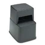 Rubbermaid Commercial Step Stool - 18in - Black