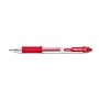Zebra 46730 Zebra Sarasa Gel Retr Roller Ball Pen, TRS Red Brl, Red Ink, Fine, 0.50 mm, Box of 12
