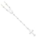 Sterling Silver FW Cultured Pearl Rosary Necklace - 18 Inch