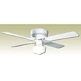 11pfWQ 4A L. SL160  Ceiling Fan with Light Kit   in Pure White, 42 inches