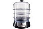 Philips - Hd 9140/90 - Cuiseur Vapeur - 3 Bols - Noir / Rouge