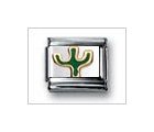 Cactus Green Classic Enamel, Italian Charm by Nomination Charms