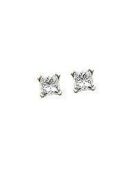 14kt Yellow Gold, 1/3 ct. tw. Diamond Solitaire Earrings