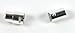 Kumihimo Findings: 10mm Integral End Caps/Magnetic Clasp Complete (Package of 4 Sets) with Instructions