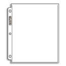 Heavy Duty Clear Plastic Sleeves, 12/pack, Each Holds 20+ 8-1/2x11 Pages, Acid-free, 1-pocket, 3-hole Punched to Fit All Standard Ring Binders