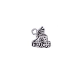Sterling Silver Wedding Cake Charm