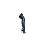 4 Heel Cow Leather Thigh High Boots. by Ellie