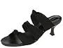 Donald J Pliner Beemer | Women's Dress Sandals Black Mesh Elastic/Black Antique Patent