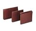 Premium Reinforced 5in Expansion Wallets, Red Fiber, Legal, Red Image
