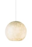 IMAGE OF Aquarii One Light Pendant in Satin Nickel Shade Color: Ivory, Mounting Type: Monopoint