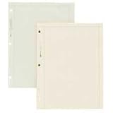 National Brand Computation Pad, Plain and 5 X 5 Quad On Back, Green Paper, 8.5 x 11 Inches, 200 Sheets (42389)