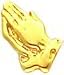 14K Gold Praying Hands Tie Tac