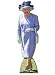 Queen Elizabeth Lilac Dress 156cm Lifesize Cardboard Cutout