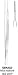 Dressing Forceps, Gerald - Straight, 7', 18 cm