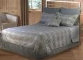 Silver Circles King Quilt Set with 4 Bonus Pieces