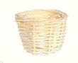 Dollhouse Miniature Handmade White Basket