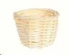 Dollhouse Miniature Handmade White Basket