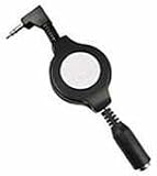 Cables Unlimited ZIP-AUDIO-CD4 ZipLinq Retractable 3.5mm Audio Extension Cable (Black)