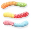 Sour Neon Inchworms - 16 oz