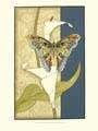 Nouveau Butterflies II: Jennifer Goldberger. 18.00 inches by 24.00 inches. Art Print Poster