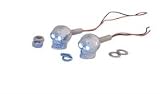 Produkt-Bild: LED-SCHRAUBEN *SKULL* FOLIA-TEC, 2 STCK, CHROM