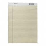 Colored Pad,Legal Rule,50 Sheets,8-1/2"x11-3/4",12/DZ,Ivory.