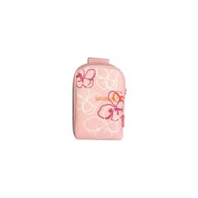 Fabric Bag with Belt Loop & Optional Carabiner (Pink) for Agfa camera by CellularFactory