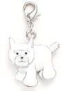 Webkinz White Terrier Charm