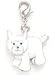 Webkinz White Terrier Charm