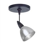 BESA - 1SP-1758SF-BR : Spot Light 12V - 1SP Divi - Bronze Metal Finish - Silver Foil Glass