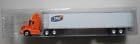 ORANGE YRC VOLVO DAY CAB DRY VAN Trailer TONKIN 1/87 Diecast Truck HO Scale