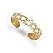 Jewelco London 9ct Solid gold hand finished flat Toe Ring with cut out hearts pattern
