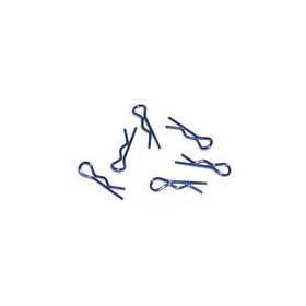 Team Associated Body Clips - Front Blue Short from Associated Accessories