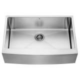 Vigo Industries VGR3320C Gauge Single Bowl Farmhouse Kitchen Sink, Steel
