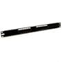 12port Patch Panel Cat5 568 A/b RJ45 110black