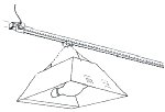 6 ft. Hydrofarm Light Track