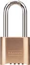 Master Lock 176LH P380 Combination Padlock  2 1 4 Shackle Set Your Own Combination  with Key Override
