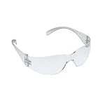 AO Safety Virtua Safety Glasses, Stylish and Econ, Clear Lens, Clear Frame