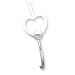 Sterling Silver Heart Bangle Bracelet