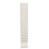 Buddy Products 813-6 Wall mount 23 pocket steel literature rack, putty, 65-1/2h