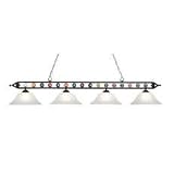 Landmark Lighting Billiard Collection 8 Ball 4-Light Island Light