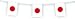 International Bunting | 8FT x 10Flags - Japan