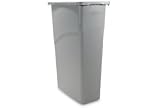 23 Gallon Rubbermaid Slim Jim Recycling Container - Gray