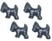 Sugar Free Chewy Black Licorice Scotty Dogs (bulk/LB) Zero Fat, about 10 calories each
