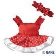 Red Dotty Party Dress Webkinz Clothing by Ganz #WE000351