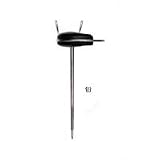 Rowenta RS-DC0007 Garment Hook with Pole & Adapter, Black