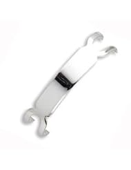 Sterling Silver 13mm Fancy Cuff Bangle Bracelet