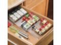 Brylane Home In-Drawer Spice Rack - CLEAR,CLEAR